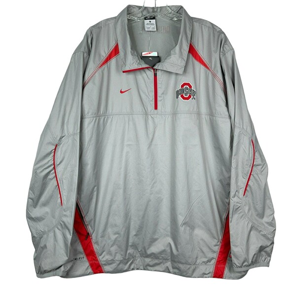 Nike Other - Ohio State Men's Nike Storm Fit Pullover 1/4 Zip Large Windbreaker Jacket NWT